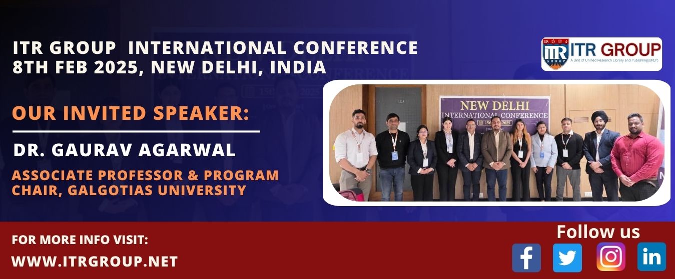 ITR Internation Conference in New Delhi, India, FEBRUARY 8, 2025