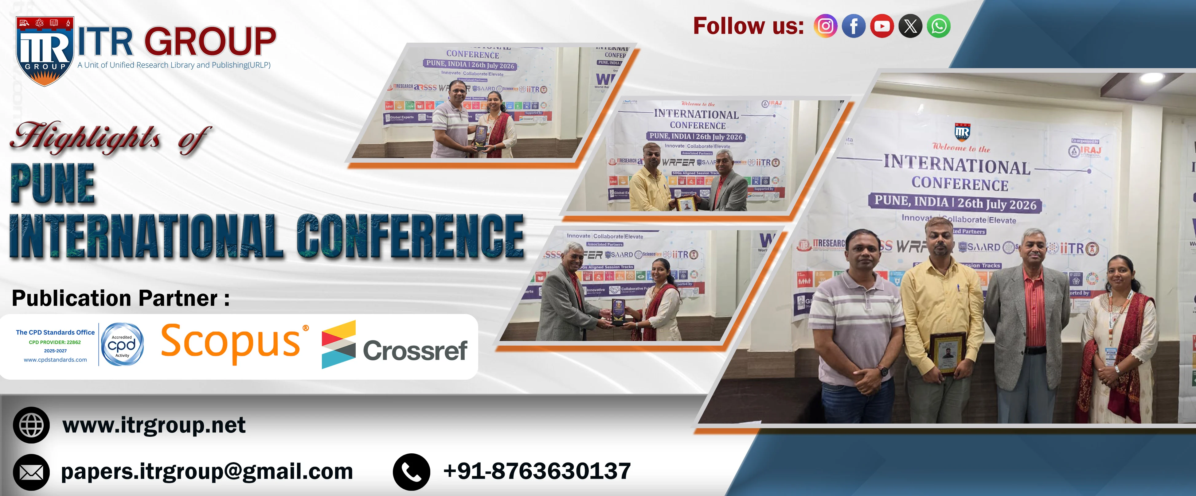 ITR International Conference in Pune, India, 2026